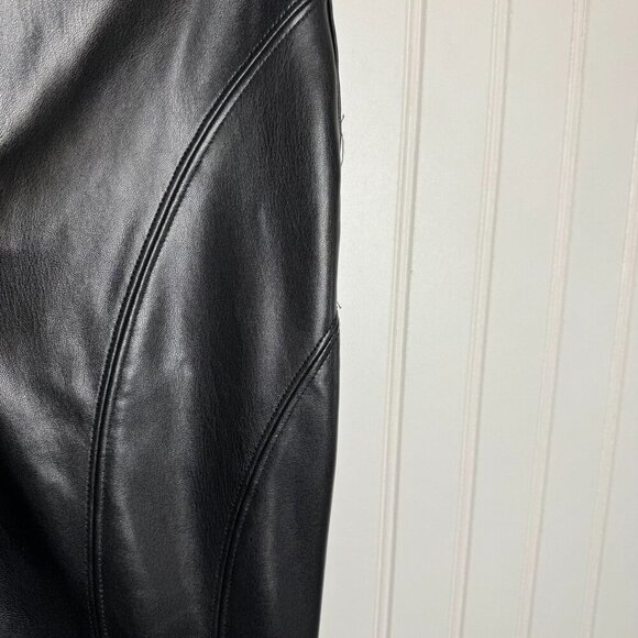 Urban Outfitters Silence & Noise Faux Leather Pants Black size 2 R4 - Picture 4 of 7